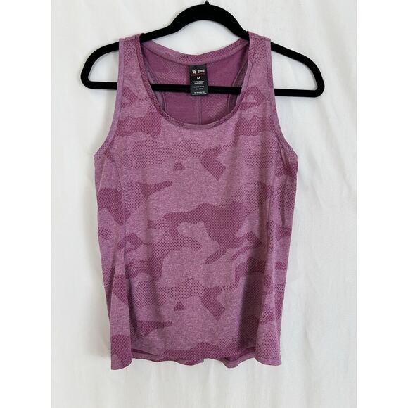 WWE Tapout Tank Women's Pink Camouflage Mesh Size Medium - Picture 1 of 5
